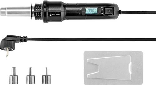 TOOLCRAFT Entlötkolben / SMD Heißluftkolben / Entlöten / Heißluft-Lötpistole 300W 200 bis