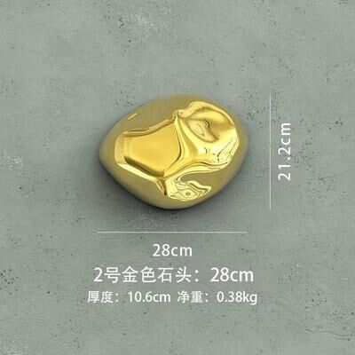 Uplifted Finds Abstract Simulated Stone Wall Pendant   Creative Mineral Background Decor   Professional Hotel & Executive Lounge Art gold 28.2