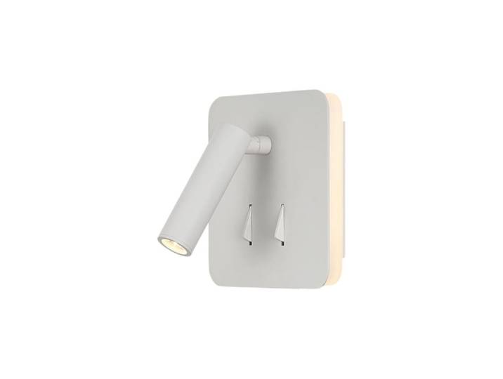 Applique tête de lit blanc led intégré