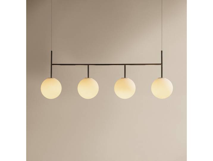 TR Bulb Suspension Frame Pendelleuchte Polished Steel - Audo Copenhagen TR Bulb Frame - Wohnzimmer - Design - Glas - Kugel