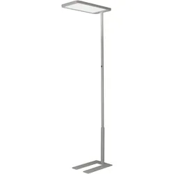 Hansa, Stehlampe, Capella Stehlampe silber-grau 80 W
