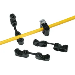 HellermannTyton Zugentlastungsschelle KK3-N66-BK