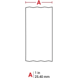 Brady, Etikettenrolle, Repositionable Multi-Purpose (25.40 mm)