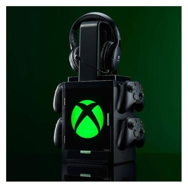 Numskull - Meuble de rangement lumineux inspiré du logo Xbox pour gamer (Xbox Series X) (5056280455844)