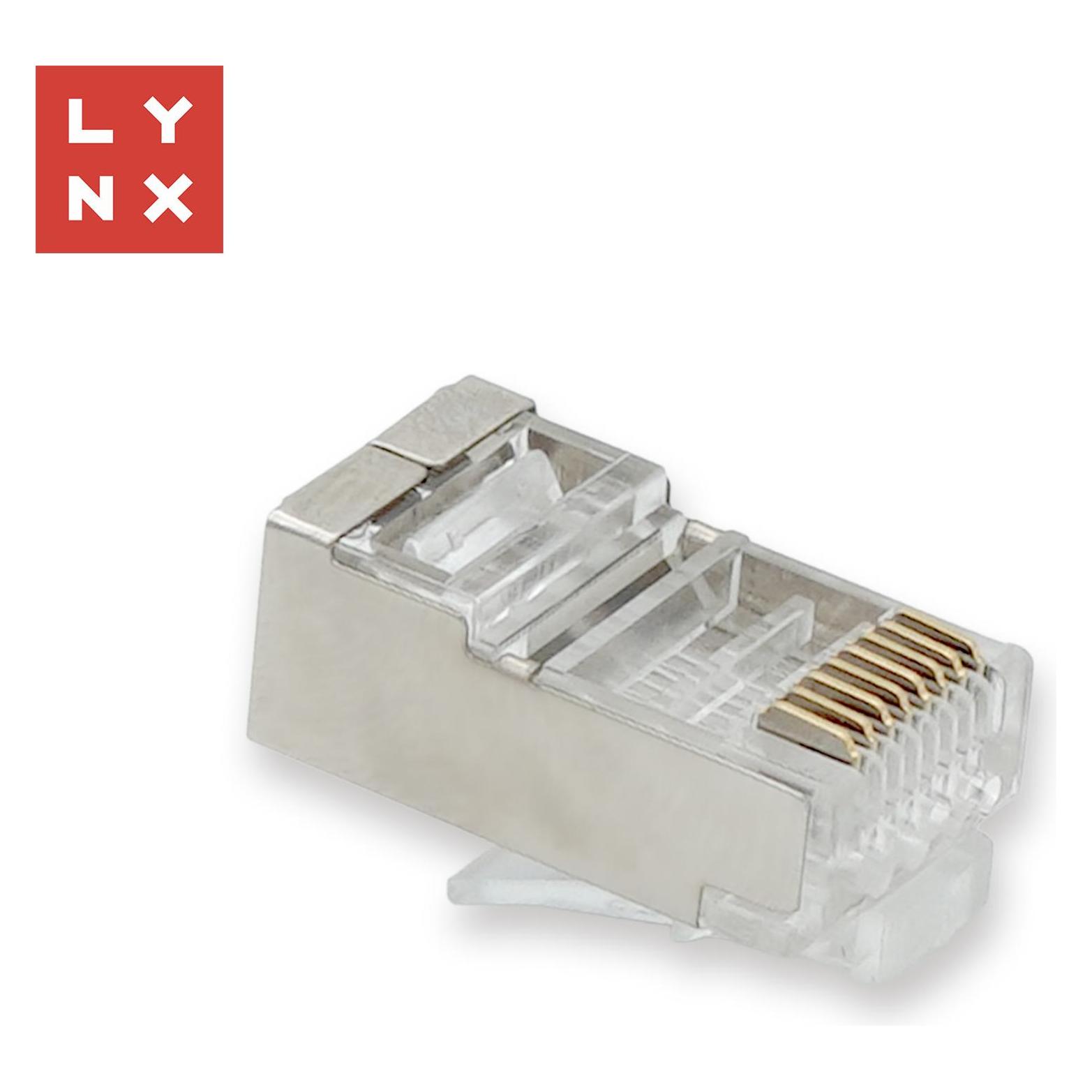 Lynx Cs LYNX konektor STP Cat6a, 50µ, 100ks (Netzwerk Zubehör) (LX-CON-CAT6A-STP-50)