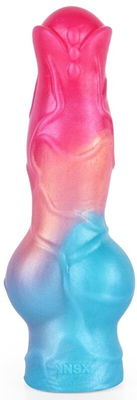 unicorny Gaine de pénis Nott Very Dick 18 x 6.5cm Rose-Bleu