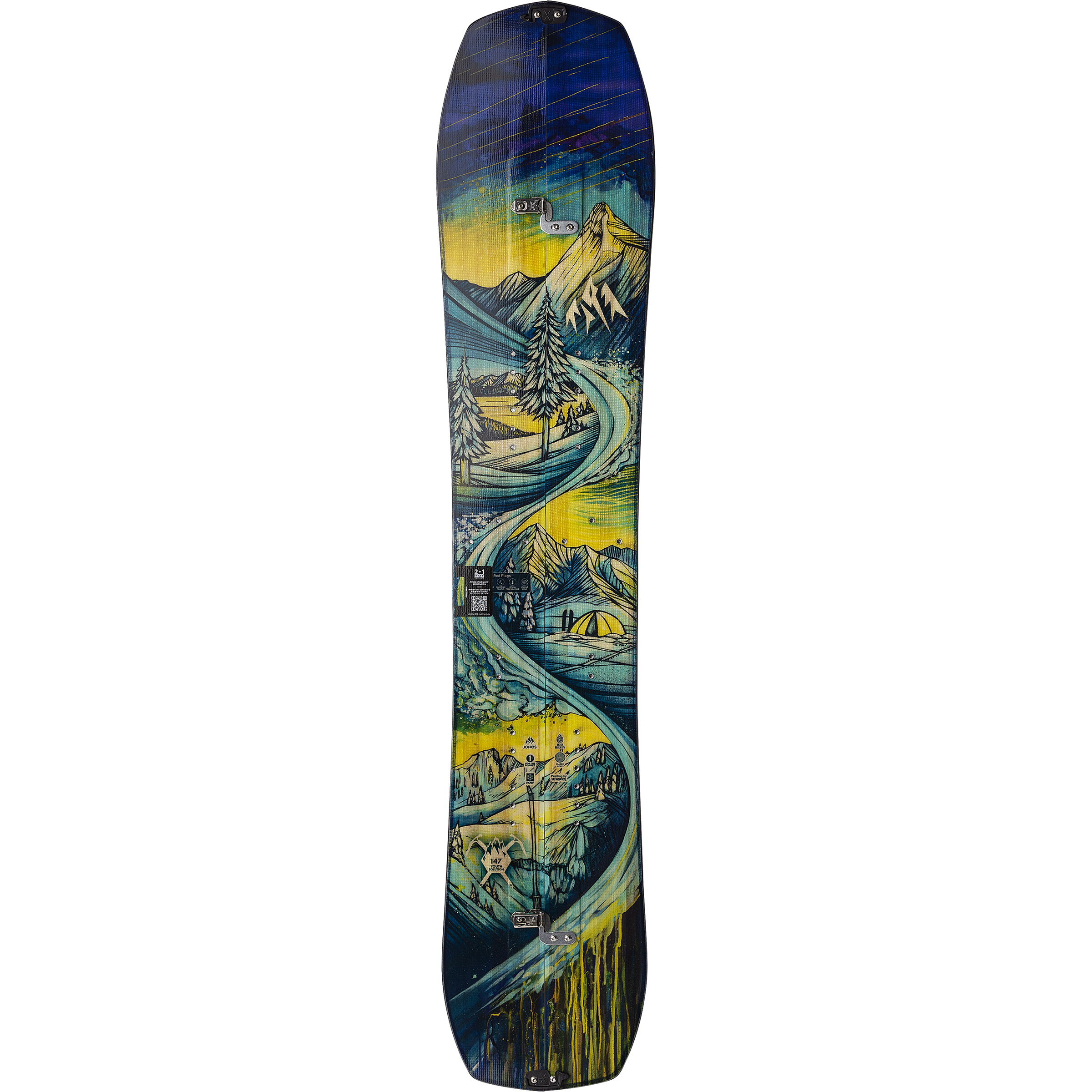 Jones Youth Solution Splitboard 25/26 Kinder Splitboards mehrfarbig Größe 142cm Splitboard