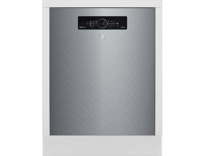 BEKO Unterbaugeschirrspüler BDDN36550XP, 8,9 l, 15 Maßgedecke, Doppelt gut organisiert – inklusive Besteckschublade und Besteckkorb