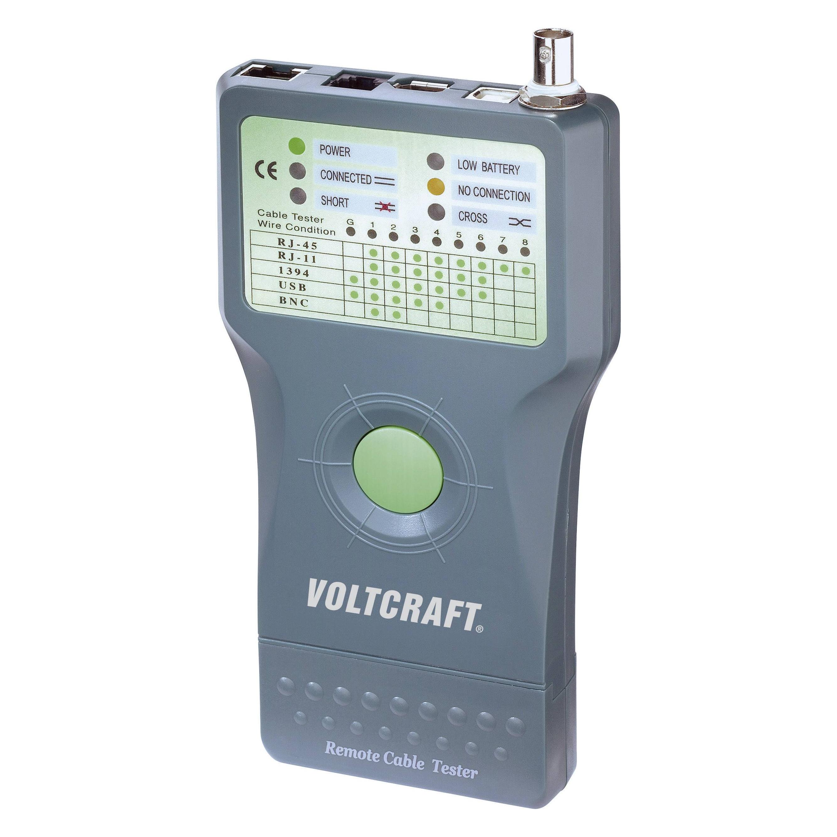 Voltcraft Kabeltester CT5 (Kabeltester) (10391201)