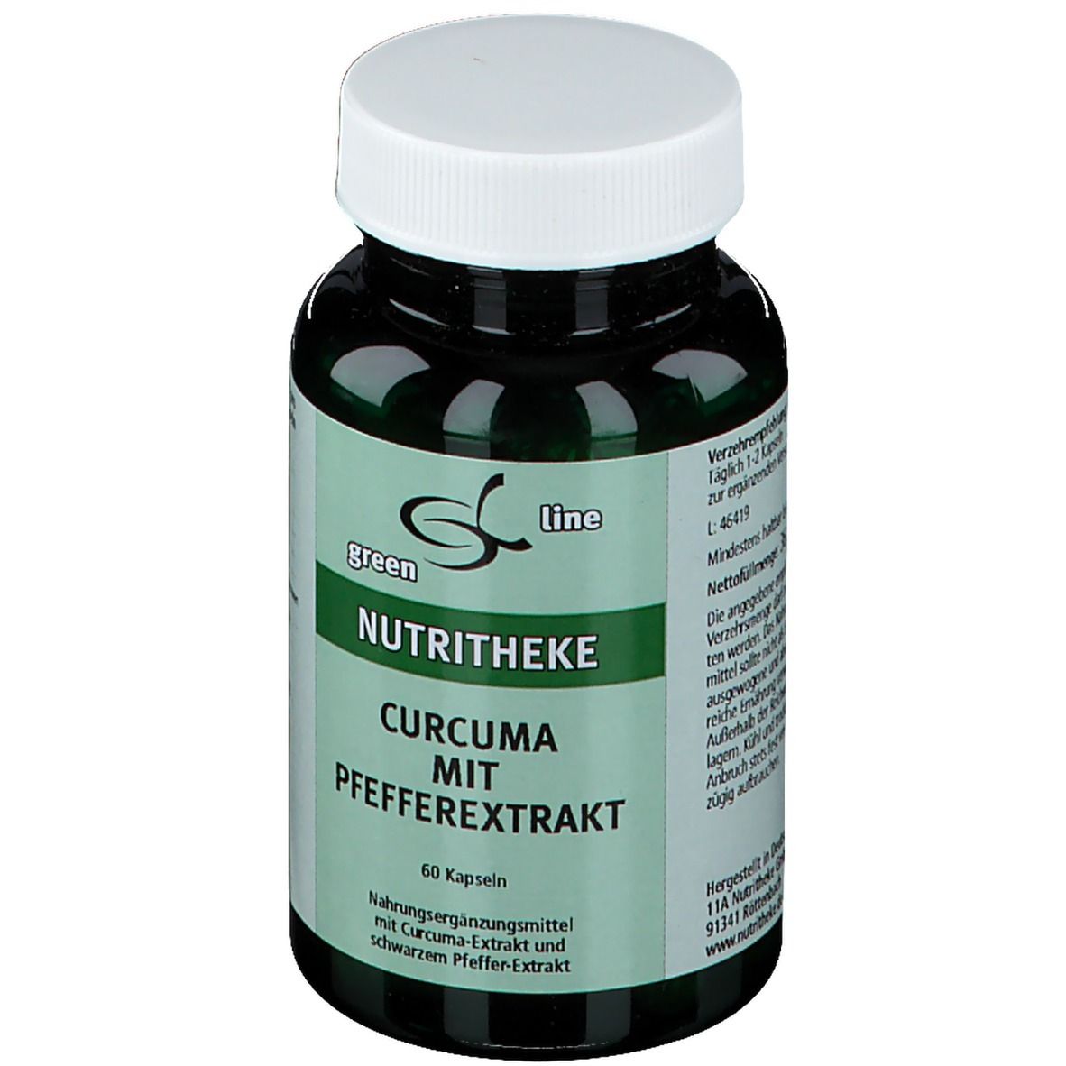 Curcuma MIT Pfefferextrakt Kapseln 60 St