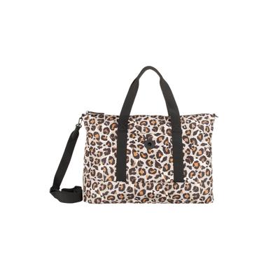 Handtasche JOOP JEANS "Handtasche Giocoso Leo Lotte Weekender lhz", Damen, Gr. B/H/T: 52cm x 36cm x 19cm 0, bunt (schwarz, braun), Obermaterial: 100% Polyester PES., Taschen Handtasche