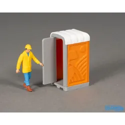 MSM Modelle Baustellen Toilette orange 5750/02