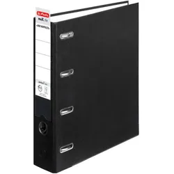 herlitz maX.file protect Doppelordner 2 x A5 quer Karton 7,0 cm - schwarz