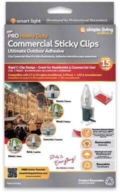 Simple Living Solutions Max Pro Heavy Duty Commercial Sticky Clips 15 pk