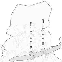GIVI Smart Bar S900A Smart Mount S901A Montagekit