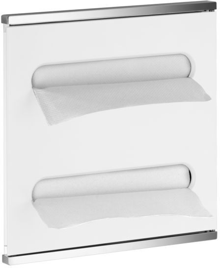 Keuco Modul Waschtisch 2 Plan Integral 44985015101 Anschlag links, verchromt/weiss lackiert