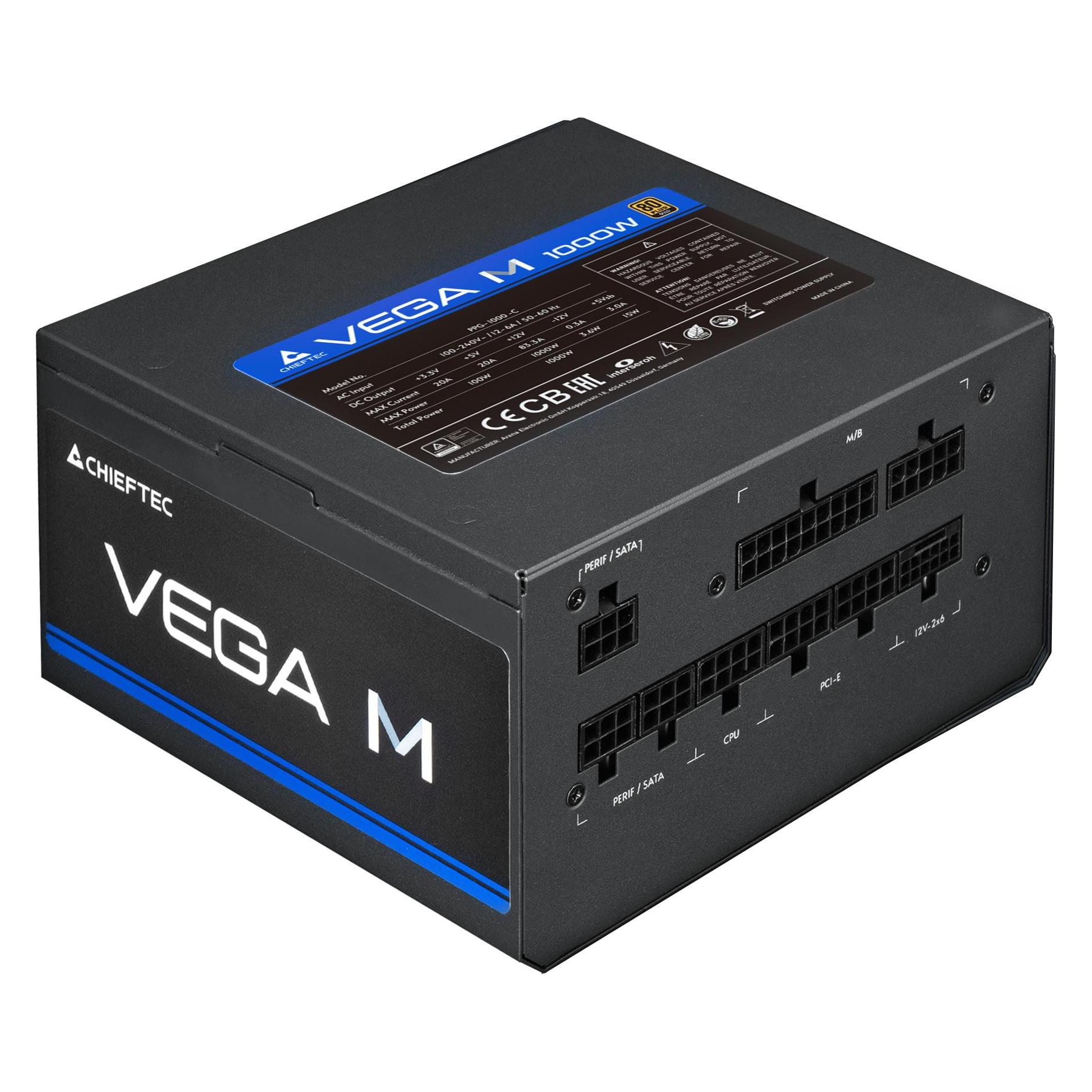Chieftec Vega M 1000W (null Watt) (1000 W) (PPG-1000-C)