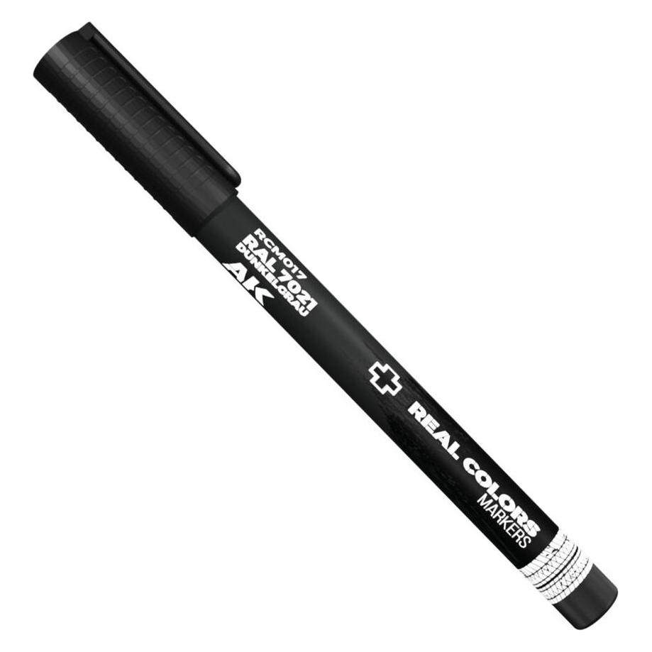AK Interactive Real Colors Marker Dunkelgrau Ral7021 (RCM017)
