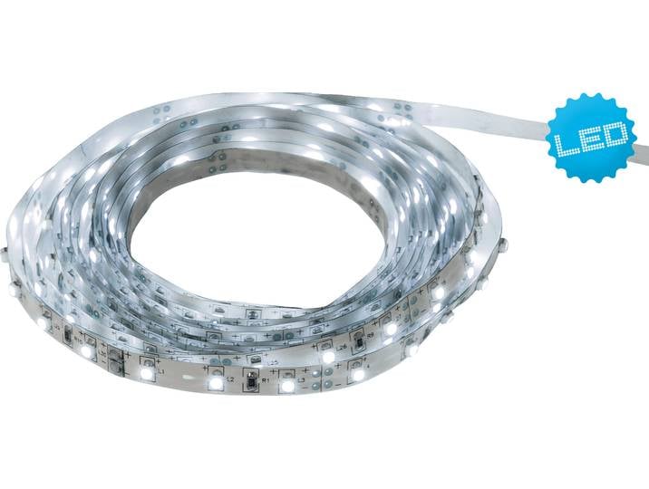 Näve LED Stripe Indoor 5m weiß Stripelight - Kunststoff - kaltweiß; 5082523