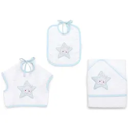 Italbaby, Lätzchen, Stern-Schwamm-Set 3-tlg.
