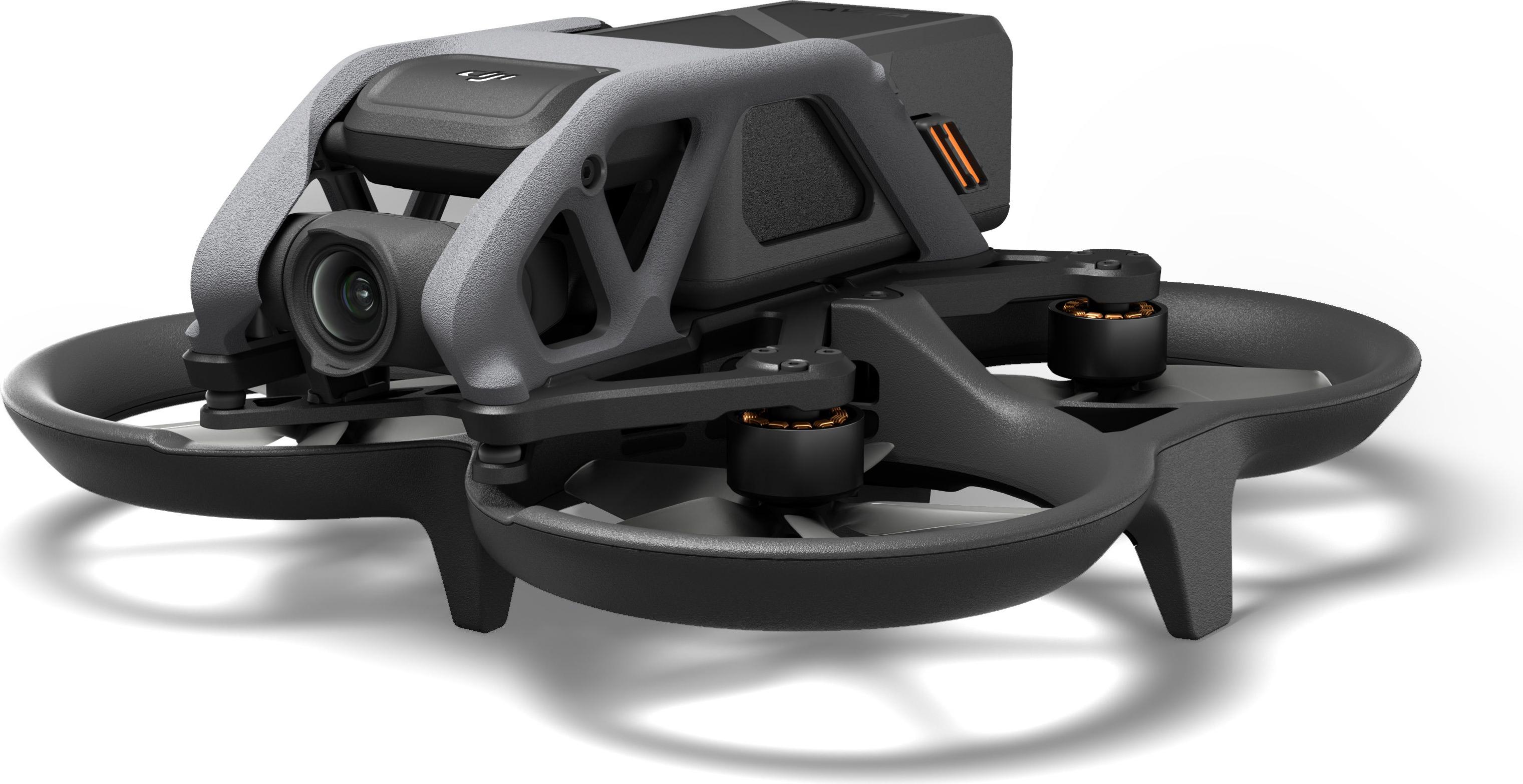 DJI Avata Pro-View Combo, 4 Rotoren, 48 MP, 3840 x 2160 Pixel, 27 m/s, 2420 mAh, Schwarz, Grau