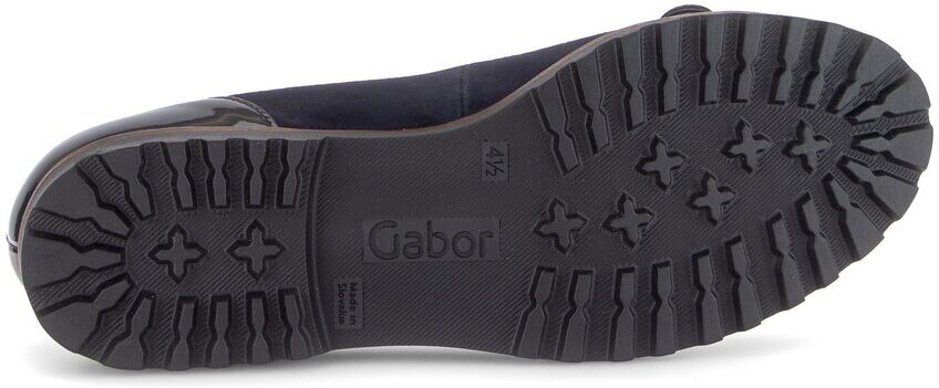 Ballerina GABOR "Sportliche Ballerina", Damen, Gr. 37,5, blau, Schuhe Ballerina