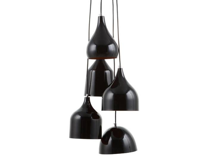 Beliani Hängeleuchte Savio 18/18/111 cm, Schwarz, Metall, E27, 18x111x18 cm, Lampen & Leuchten, Innenbeleuchtung, Hängeleuchten, Pendelleuchten