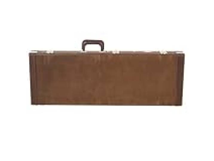 Gator Cases étui de luxe en bois pour guitares électriques; extérieur brun vintage (GW-ELEC-VIN)