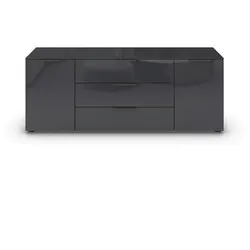 Lowboard Flipp Glas Basalt