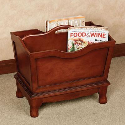Touch of Class Lyndhurst Magazine Rack Classic Cherry , Classic Cherry