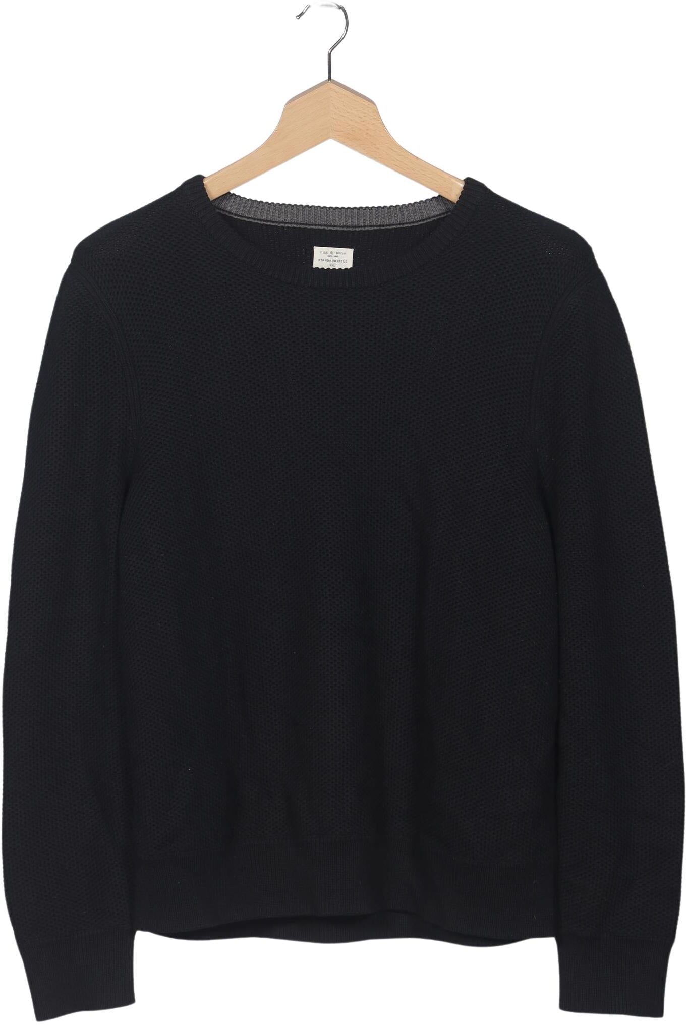 rag & bone Herren Pullover, Marineblau, Gr. Xxl, Baumwolle - Second Hand