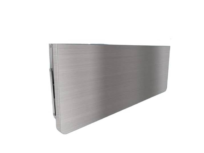 DJSKLDF Wandmontierter Klapptisch Klapptisch aus Edelstahl, platzsparender Esstisch for die Küche(100x40cm)