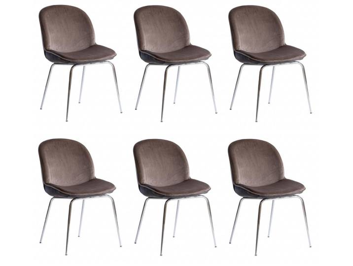 JVmoebel Esszimmerstuhl Set aus 6 Polsterstühlen – stilvoll, bequem und modern gestaltet (6 St)