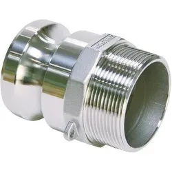 Teguma, Schlauchanschluss + Schlauchverbinder, Hebelarmkupplung Kamlok Typ F Edelstahl (1.4408) 1.1/4 ′′