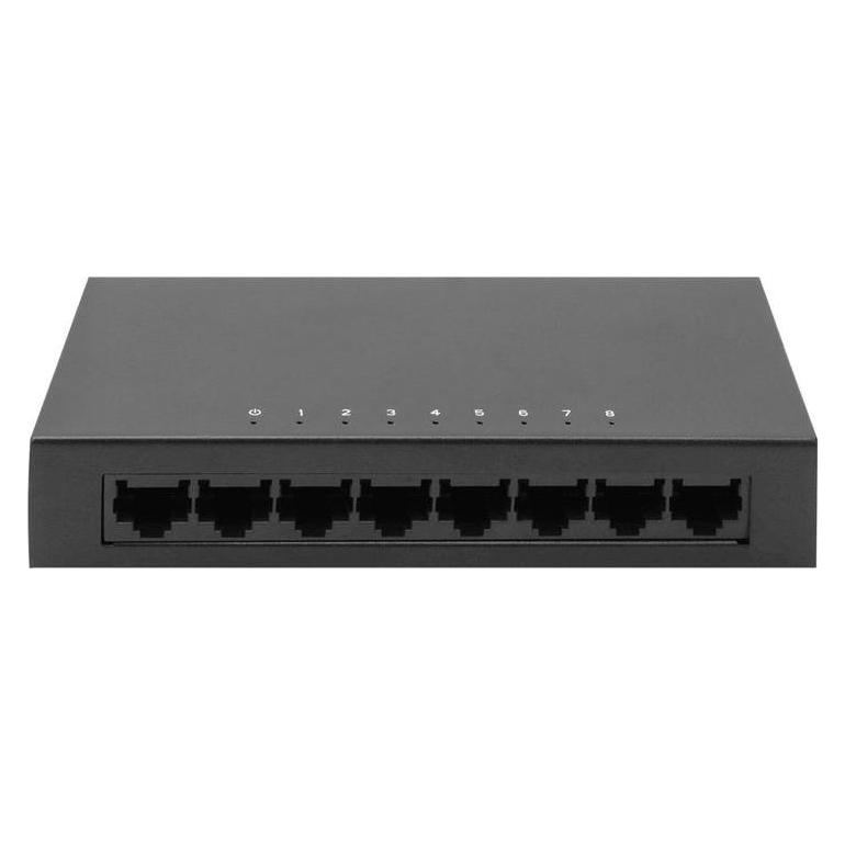 Digitus 8-Port Switch, 10/100 Mbps Fast Ethernet, Unmanaged (8 Ports) (DN-80069)