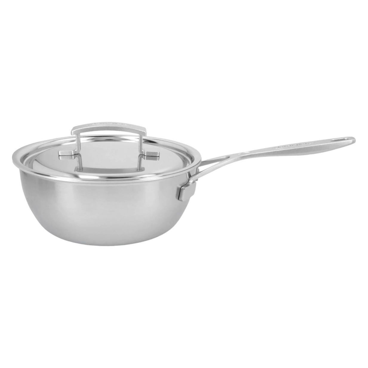 Demeyere Industry 5 Sauteuse mit Deckel D20cm 2lt (Edelstahl) (67820+67520)