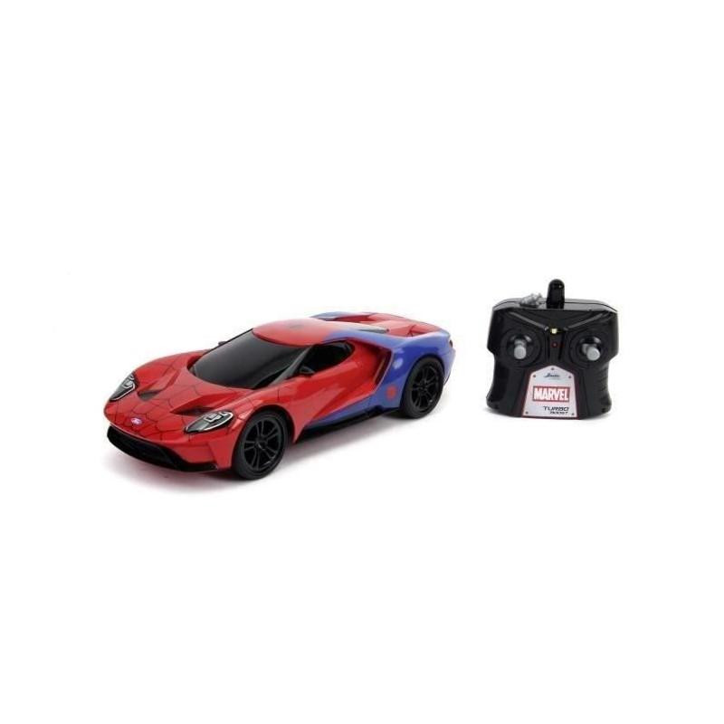 Smoby JADA Marvel Spiderman RC 1/16 Ford GT Afstandsbedienbare Auto voor kinderen vanaf 6 jaar