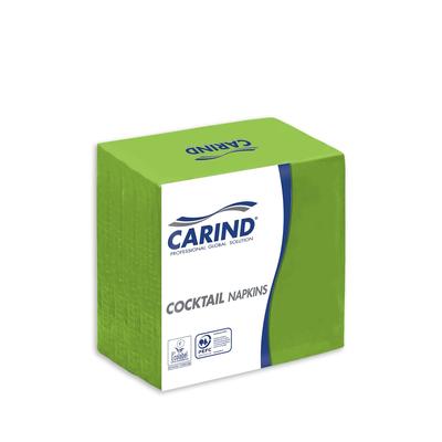Carind Servietten, 24 x 24 cm, 2-lagig, 100 x 20 Stück, Kiwi