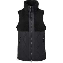 Tchibo - Teddy-Steppweste - Damen - Gr. S - schwarz