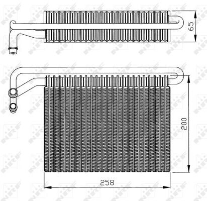 Nrf Verdampfer, Klimaanlage Easy Fit 36096 Für Bmw