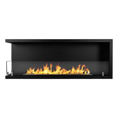 Divina Fire Eingebauter Bioethanol-Eckkamin 120x45 SUTRI 120 SX