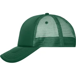 Myrtle Beach Unisex 5-Panel Retro Mesh Kappe Netz Cap MB6550 dark green/dark green one size
