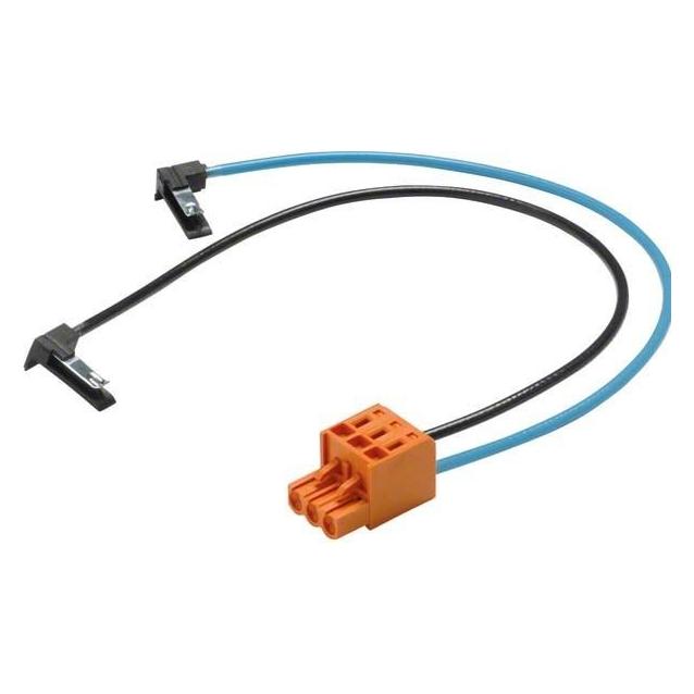 Hager HAG KU9S46GBE BKE-Spgsabgriff,universZ,460mm, sw/bl,Stecker-Buchse, 1 Stück (KU9S46GBE)