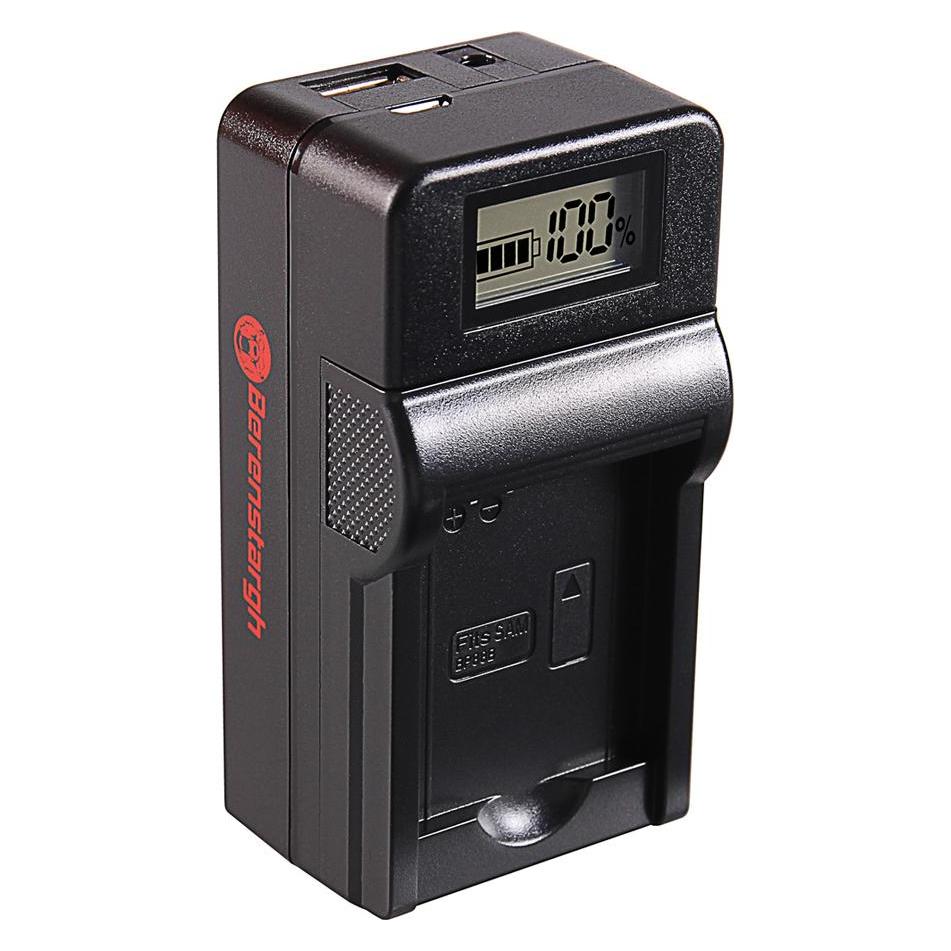 Berenstargh Synchron USB Ladegerät f. Samsung BP88B MV900 MV900F (Kamera Akku Ladegerät) (61064488)