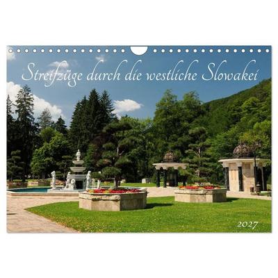 Streifzüge durch die westliche Slowakei (Wandkalender 2027 DIN A4 quer), CALVENDO Monatskalender