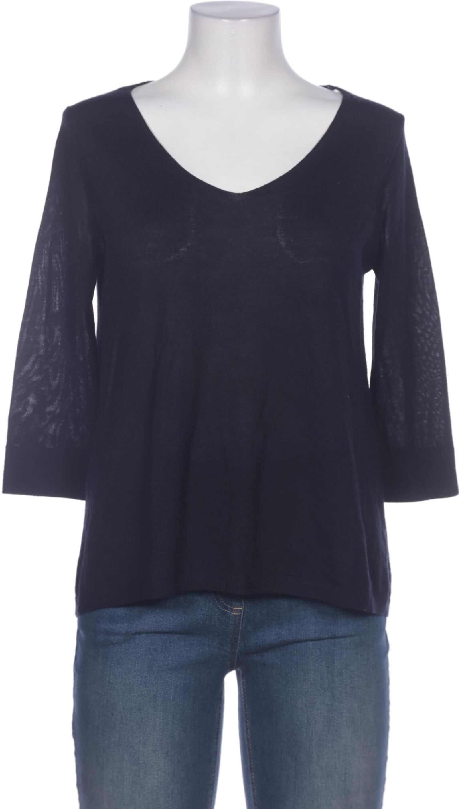 FFC Damen Pullover, Marineblau, Gr. S, Wolle - Second Hand