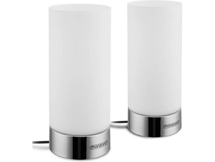 Monzana Tafellamp Lumo - 2 Stuks Touch Dimbaar - Grijs