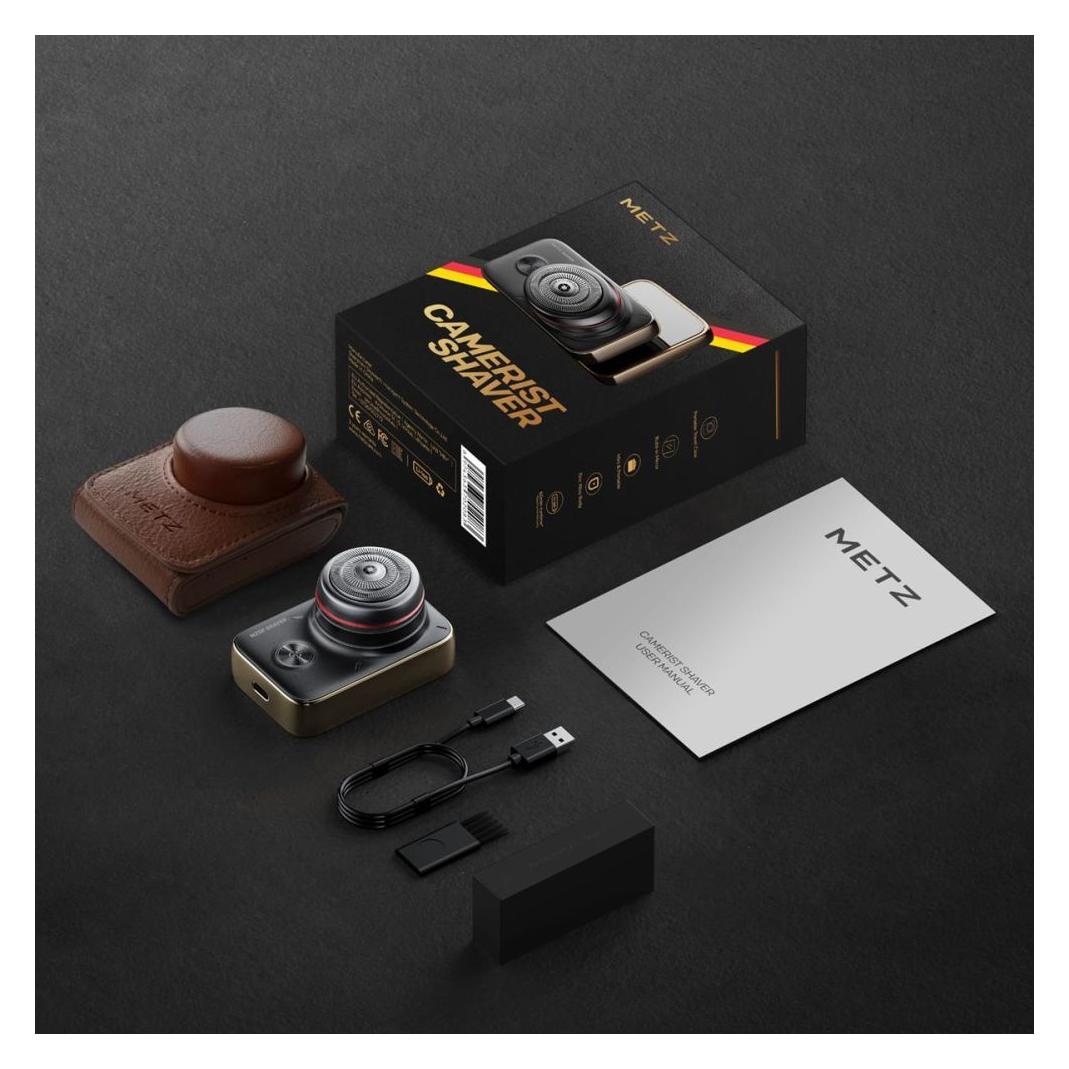 Metz Razor MZDF013 Camerist Shaver, Titanium Gold. (Metz)