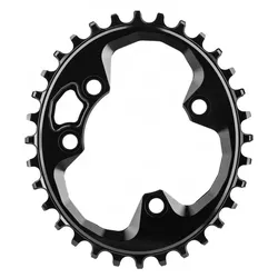 ABSOLUTE BLACK Kettenblatt oval 1-fach narrow-wide LK 76 Rotor Rex Kur