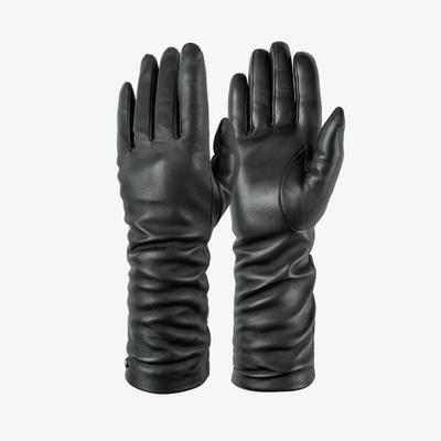 Lederhandschuhe PEARLWOOD "LETITIA", Damen, Gr. 7, schwarz, Schafsleder, Handschuhe, Touchscreen proofed - mit 10 Fingern bedienbar